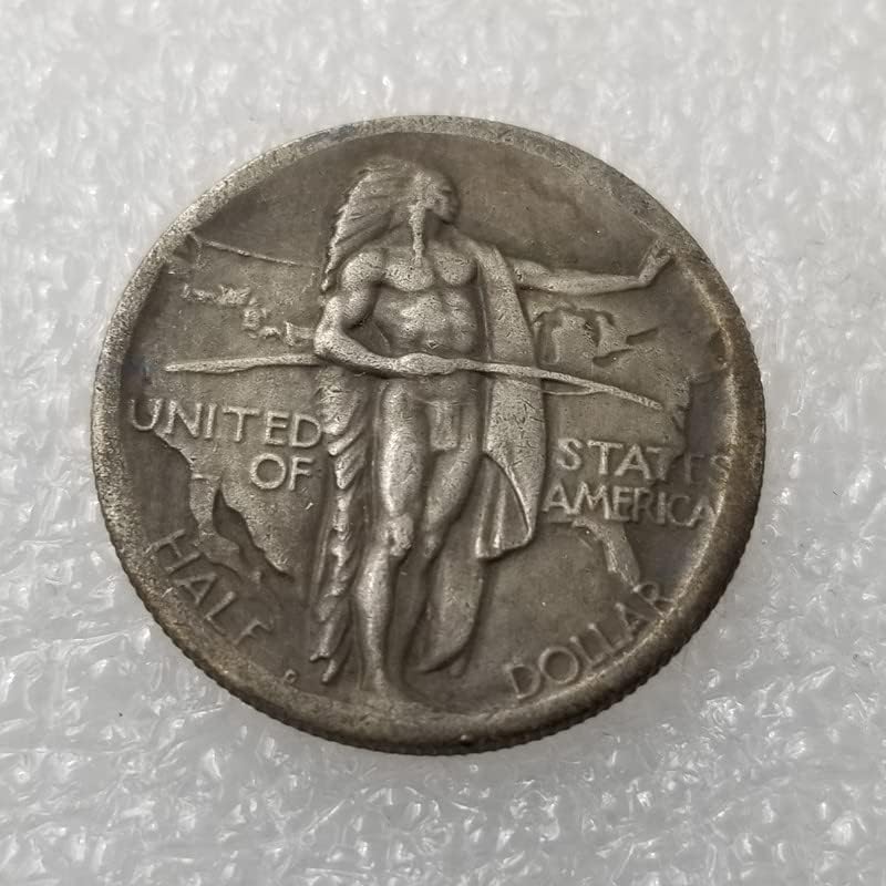 QINGFENG Старинни Занаяти САЩ 1938 D Чуждестранна Валута Възпоменателна Монета Сребърен Долар Сребърен Кръг #3634