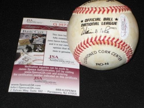 Дик Bartell Джайентс Подписано Автентични Бейзболни топки Rawlings Onl с Автограф от Jsa Rare - Бейзболни Топки с Автографи