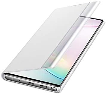 Калъф Samsung Galaxy Note10 +, флип-надолу капачката S-View - бял (версия за САЩ, с гаранция)
