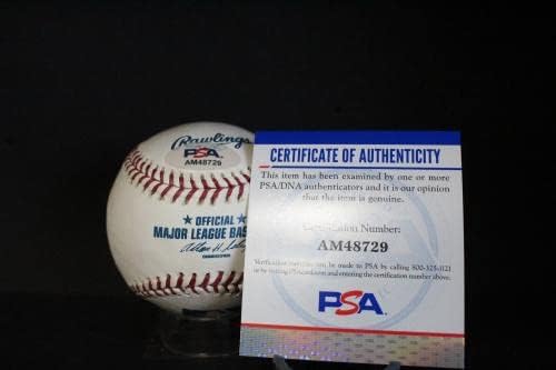 Автограф на Боби Ричардсън (MVP на световното първенство 1960 г.) в бейзбола Auto PSA/DNA AM48729 - Бейзболни топки с автографи