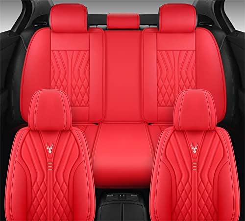 PPROGV04 Покривала за автомобилни седалки, Автомобилни Калъфи за възглавници, за 5 на Леки коли и ванове, Универсален Комплект за Автомобилни Аксесоари за интериора, Автомобилни въздушни Възглавници, Съвместими със