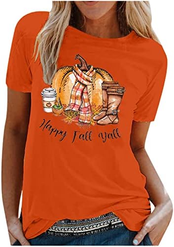 Лятна Есенна Дамска Блуза С Къс Ръкав 2023, Облекло, с Кръгло Деколте, Графична Ежедневни Риза за Дами от 7 до 7 Години