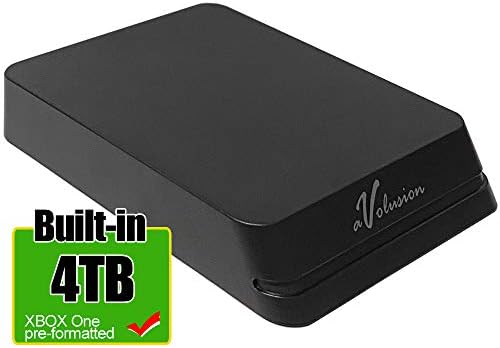 Преносим външен слот твърд диск Avolusion Mini HDDGear Pro 4 TB USB 3.0 (съвместим с Xbox One, предварително форматиран)