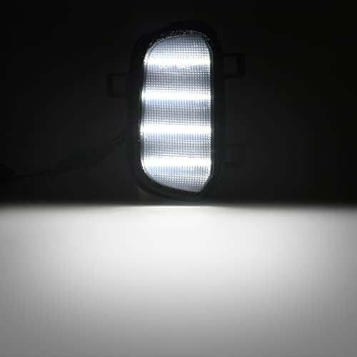 R & F Auto 2 бр. led светлини за локви с опушен странично огледало, Съвместими с Silverado/Sierra 1500 (2019-2021), Сигнални лампи за локви, Предни хирургична лампа от страна на водача и пътника, Комплект