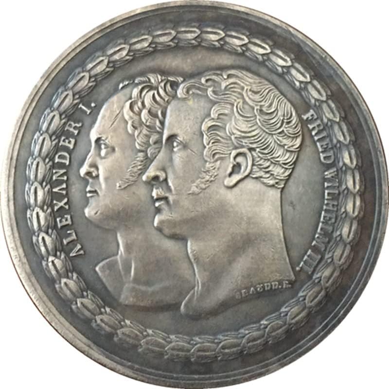 Руската Медал 1815 Г. Антични Монети Ремесленная Монета 50 ММ