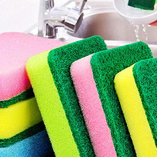 Кърпички За почистване на съдове DOITOOL, 5шт Наждачная Гъба За Почистване на Кухненските Гъби За миене на съдове, Кърпа За почистване на Гъба (Смесен цвят)