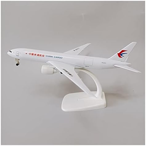 Модели на самолети от 20 см От Легкосплавного Метал са Подходящи за Авиационни Китайския Товарен Боинг 777 B777 Модел Самолет с Колела Шаси Плоски Украса