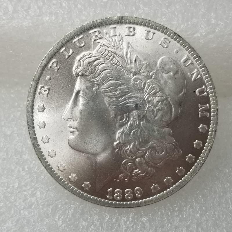 Qingfeng Оригиналната е по-лека версия на сребърни монети c c Сребърен долар 13 години САЩ Монета Морган Смесени страна може да взриви Монета Мур Монета Морган