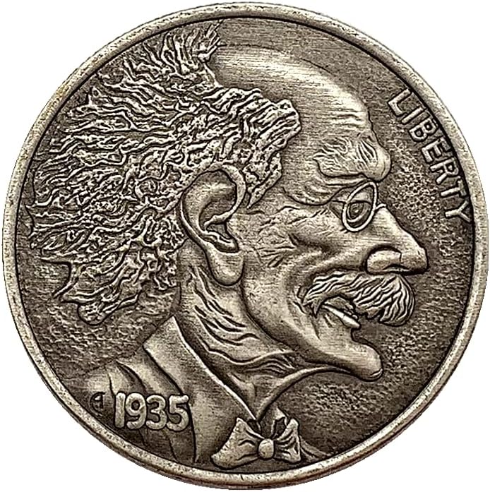 1935 Бездомен Старец Антични Мед Старата Сребърен Медал Колекционерски Монети Чеканные Медни Сребърни Монети Възпоменателни Монети
