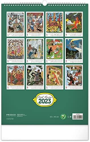 Стенен Календар на Йозеф Лада на 2023 година