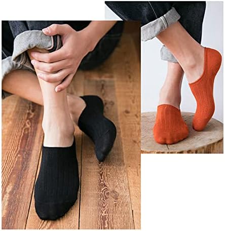 Обикновен мъжки чорапи UNeedVog, 5 чифта Ежедневни чорапи, без цифра, Мини Дишащи Спортни Чорапи с ниско деколте
