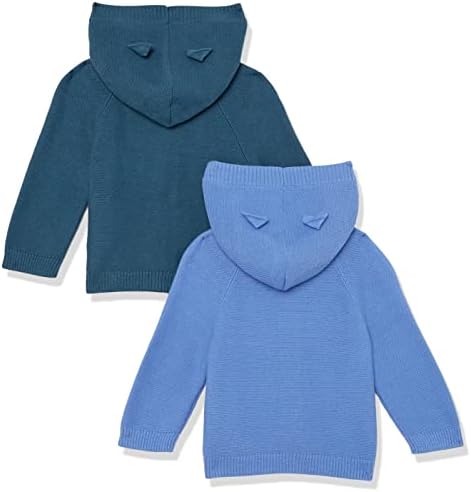 Детски пуловер унисекс Essentials с качулка, опаковки от 2 теми