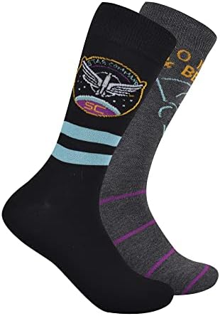 Мъжки чорапи Дисни To Infinity Crew, черен (2), 10-13
