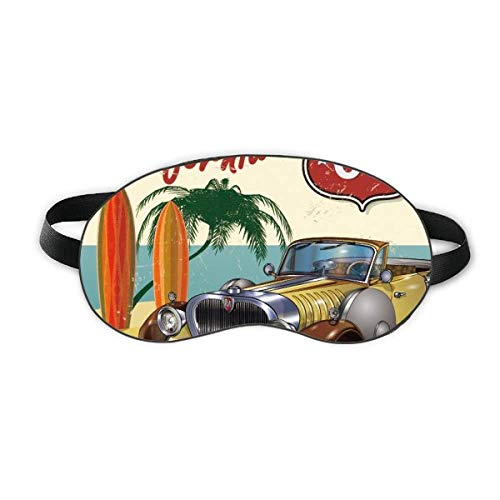 Цветни И Класически Автомобили Плажен Модел Sleep Eye Shield Мека Нощна Превръзка На Очите Сянка На Кутията