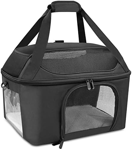 Раница за кучета TJLSS, Дишаща чанта-переноска за домашни любимци, Пътна Транспортна чанта за малки Кучета и котки (Цвят: A, Размер: 20 * 43 * 33 см)