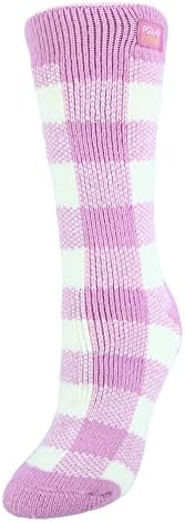 Дамски чорапи в клетка от Бъфало Polar Extreme С пискюл