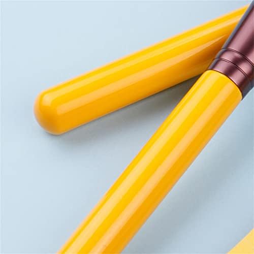 Комплект четки за синтетични Косми N/A Yellow Series 11шт-Козметична дръжка за лице и очи-Изкуствена Коса (Цвят: A размер