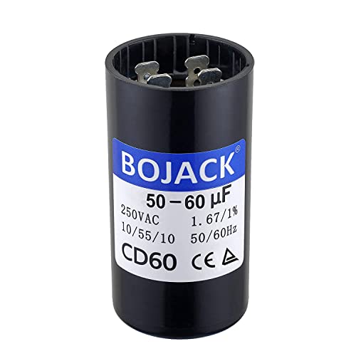 BOJACK 50-60 uf/MFD 250 v ac ±20% 50/60 Hz CD60 през Цялата Пусков кондензатор Контролноизмервателните помпа