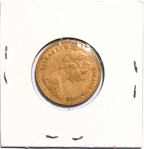 1966 BS Бахамските острови Морска звезда Монети, деноминирани в 1 стотинка