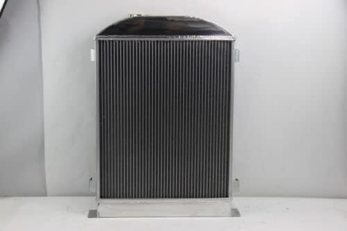 Алуминиев радиатор ZPC за двигателя на Ford CHEVY V8 1933-1934 година на издаване с интеркулер 33-34