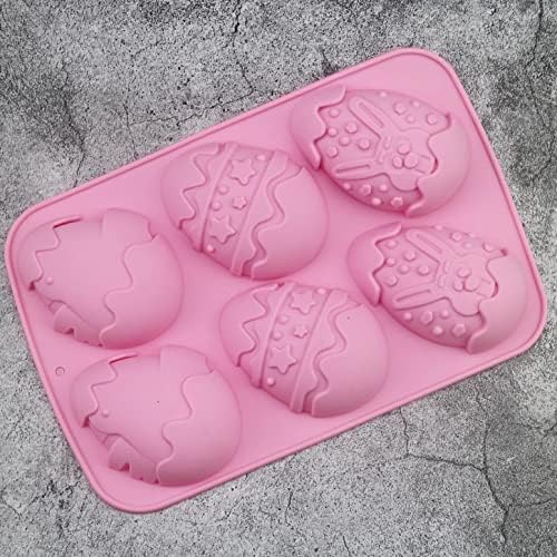 Форма за извършване на великденски яйца, шоколадови бонбони Jiabing, форма за ръчно изработени сапуни, форма за желейного сапун, опаковане, Бомбические украса за торта