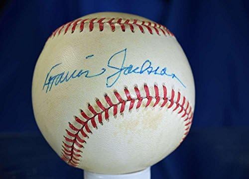 Травис Джаксън Jsa Подписа Автограф Фини в Националната Лига Бейзбол - Бейзболни топки с Автографи