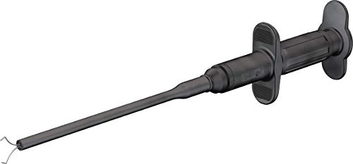 Многоконтактный скоба за проверка на безопасността на електрически конектори 66.9117-21 Staubli, 4 мм, Черен (опаковка от 20 броя)